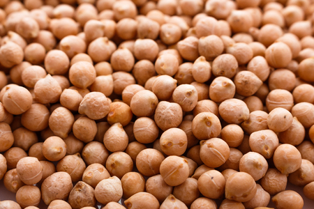 uncooked chickpeas background.の写真素材