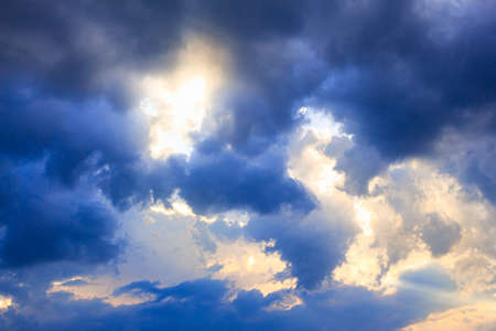 bright rays of the evening sun religious concept symbolism of hope.