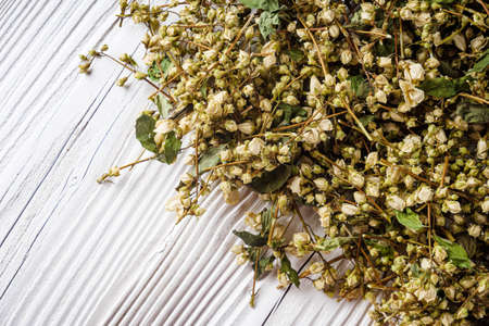 handmade soap on a white wooden rustic background.の写真素材