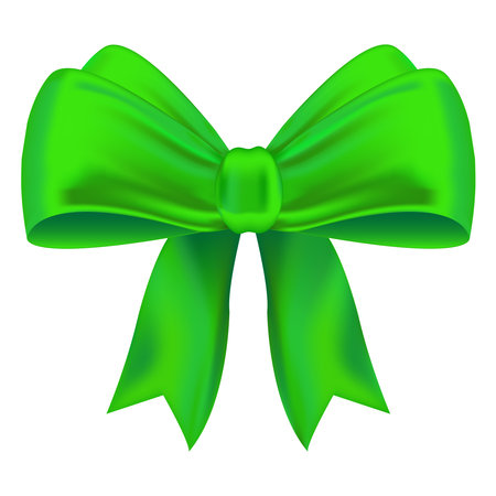 green vector bowのイラスト素材