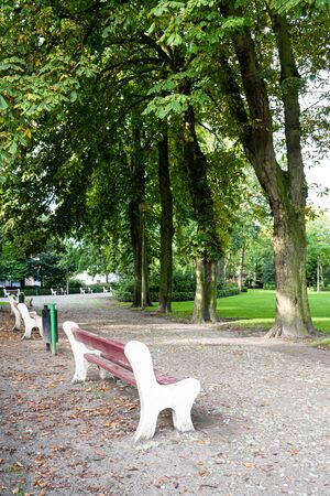 the municipal park of Calais, Franceの写真素材