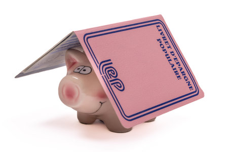 Paris, France - January 16, 2023: Livret d'Epargne Populaire savings book. The interest rate of Livret d'Epargne Populaire increases on February 1, 2023 with inflation.のeditorial素材