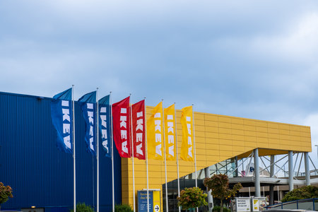 Lille, France - March 07, 2023 - IKEA is the world's largest furniture retailer, founded in Swedenのeditorial素材