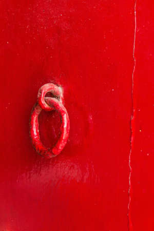 Church s door, Wihara Phranon, Petchaburi,Thailandの写真素材