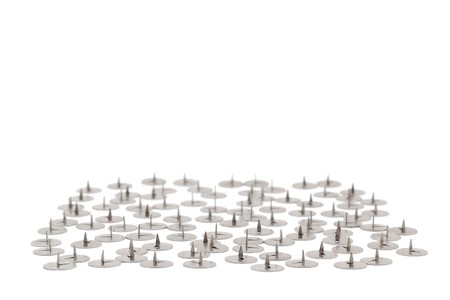 Drawing pins. Shallow depth of field.の写真素材