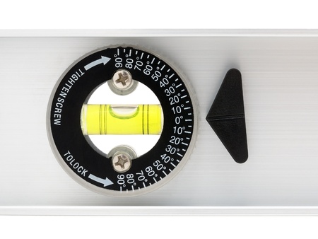 Bubble level tool for constructionの写真素材
