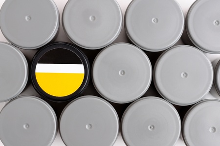 Covers of plastic containers for photographic filmの写真素材