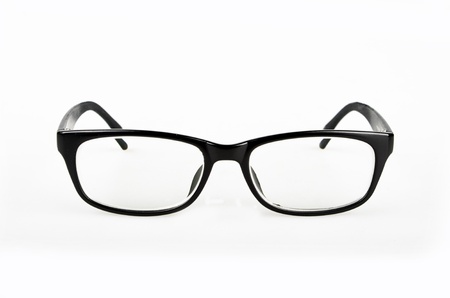 Eyeglasses on white backgroundの写真素材