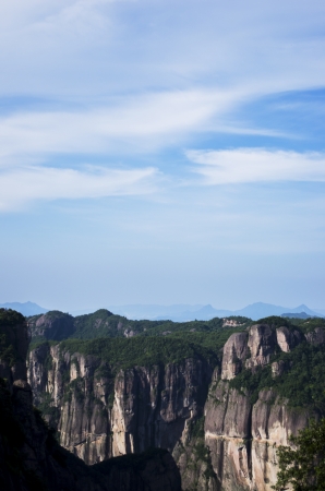 enjoying the impressing scenery の写真素材