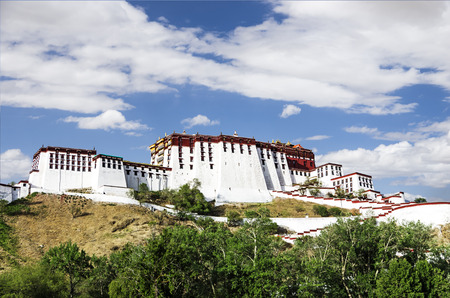 Potala Palace in Lhasa, Tibetのeditorial素材