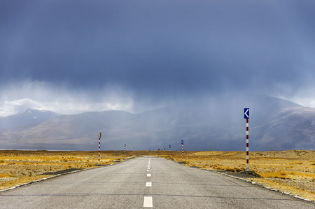 Urban landscape road