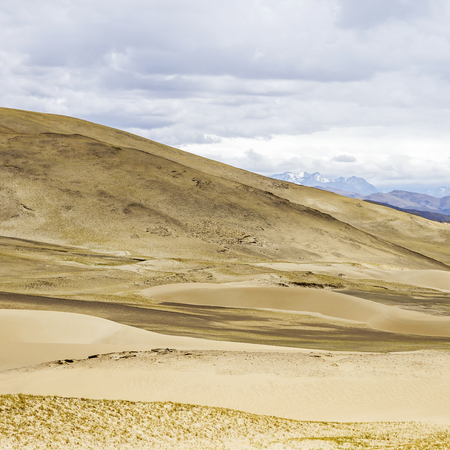 Gobi landscape scenery viewの写真素材