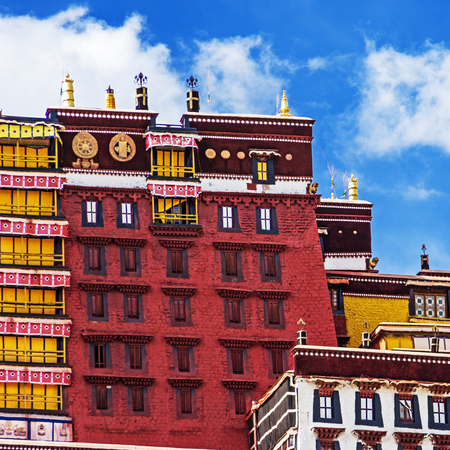 Potala Palace in Lhasa, Tibetのeditorial素材