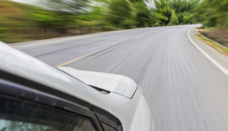 motion blur of the highway road.の写真素材