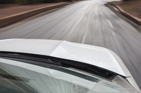 motion blur of the highway road.の写真素材