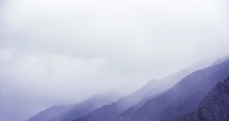 natural mountain sceneryの写真素材