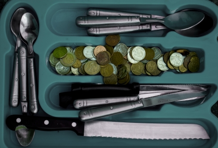 Money in the Drawerの写真素材