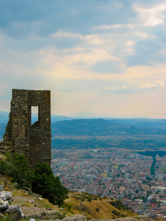 incredible views of the ancient city of Pergamon, Turkey