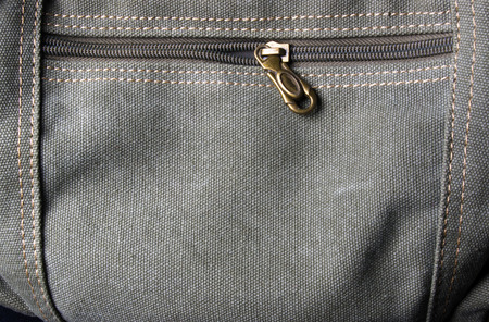 closeup of fittings and zips hand bag