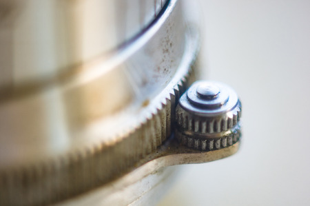 elements of manual vintage lenses, close-up, macroの写真素材