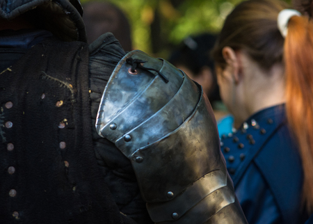Knights armour for historical reconstructionsの写真素材