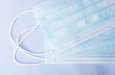Background for news about the novel coronavirus COVID-19 - protective medical masks. Chinese...