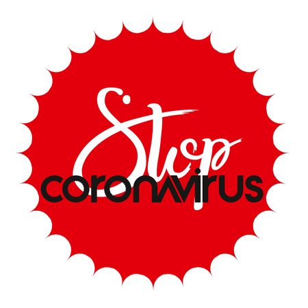 Background for news about the novel coronavirus COVID-19 - text and symbol. Chinese coronavirus outbreak, Middle East respiratory syndrome coronavirus.のイラスト素材
