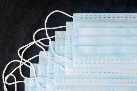Background for news about the novel coronavirus COVID-19 - protective medical masks. coronavirus...
