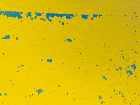 texture of old painted shabby wooden surface close-up, grunge backgroundの写真素材