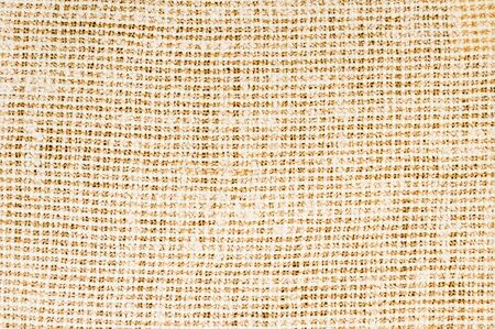 texture of light rustic coarse canvas fabric, close-up, backgroundの写真素材