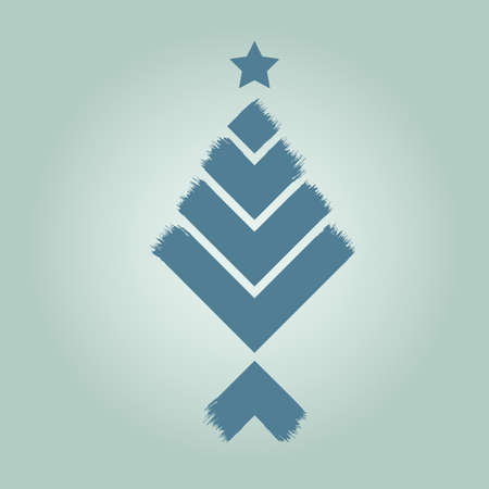 Happy New Year 2021 colored symbol in trendy flatten style design for seasonal holidays.のイラスト素材