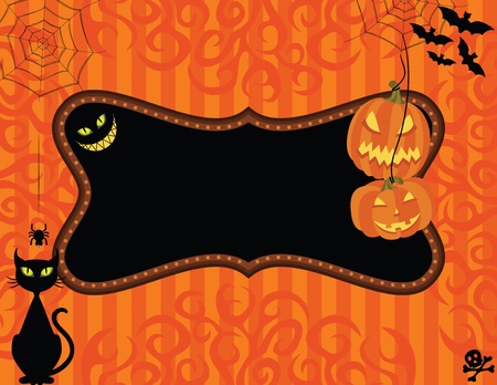 Halloween invitation for your party.のイラスト素材