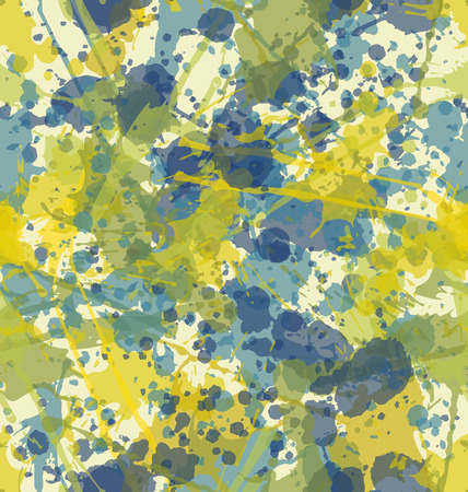 Water color splatters seamless patternのイラスト素材