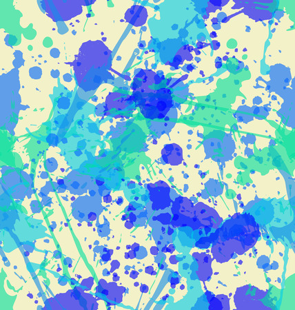 Water color splatters seamless patternのイラスト素材