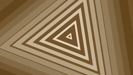 brown triangle background Arranged in layers from small to largeのイラスト素材