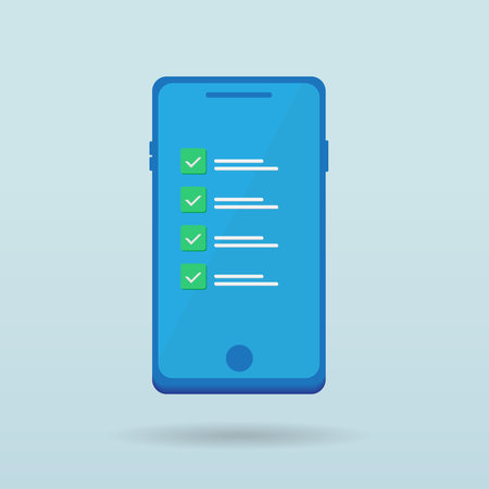 Mobile phone 3D mobile phone drawing suitable for use in banners posters social mediaのイラスト素材