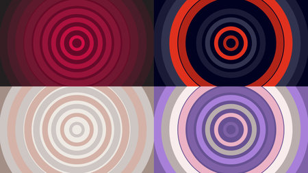 background tone gradation circle small to large like a lot of lightのイラスト素材