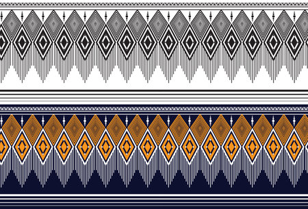 Fabric pattern that uses stacked diamonds There are straight lines going down that make the overall image of the diamond look like it hangs down like an earringのイラスト素材
