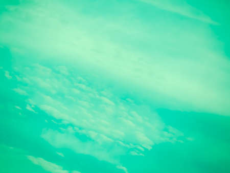 Cloud green sky pastel abstract gradient blurred. soft focust canopy. wallpaper or background sweet...