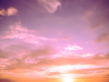 Cloud sun sky pastel abstract gradient blurred. soft focust canopy pink, blue, yellow. wallpaper or...
