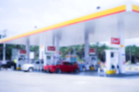 Blur abstract oil gas pump station on day time. natural resources. Energy and utilities, natural...