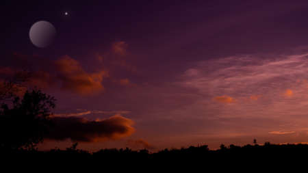 Ramadan, Eid ai-fitr,New year Muharram islamic religion Symbols with Crescent Moon and star...