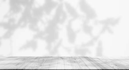 Backdrop Empty Gray Wooden Wall Room Background with shadow, blank Table Studio Interiors Floor Concrete Construction, Mock up Display free space for text or products presentation,Material display.の写真素材