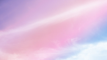 Cloud Sky Pastel Background,Colorful Pink Blue Rainbow Abstract,Soft Texture Gradient Blurry...