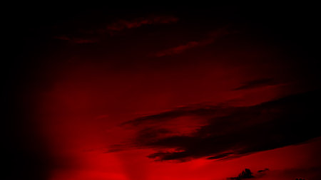 Red Sky texture Abstract Background,Cloud Wave Storm Fiery Sunset New Design Backdrop,Evening...