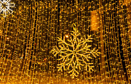 Blur for background. flower christmas neon light night bright neon background. for backdrop poster card celebration party merry christmas and happy new year 2022 symbols holidays.の写真素材