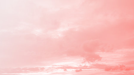 Cloud Sky Background Red Color Rainbow Pink Pastel Colorful Abstract Gradation Background,Smooth Wallpaper with Sunny Tranquil Freedom Design Landscape,Card Poster Couple Sweet Love Valentine Day.の写真素材