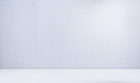 Grey Studio Room Background,Platform Gray Place Table Texture Design Abstact Free Space,Counter Bar Kitchen Sun on Wall Interior Roomm,Template Mockup Desk Shelf Podium for add Product Presentation.の写真素材