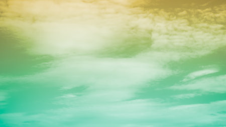 Background Pattern Abstract Sky Design Banner Concept,Light Nature Cloud Yellow Green Color Gradient...