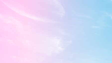 Background Pattern Abstract Sky Design Banner Concept,Light Nature Cloud Pink Blue Color Gradient...